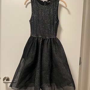 Maje Black Textured Womens Dress